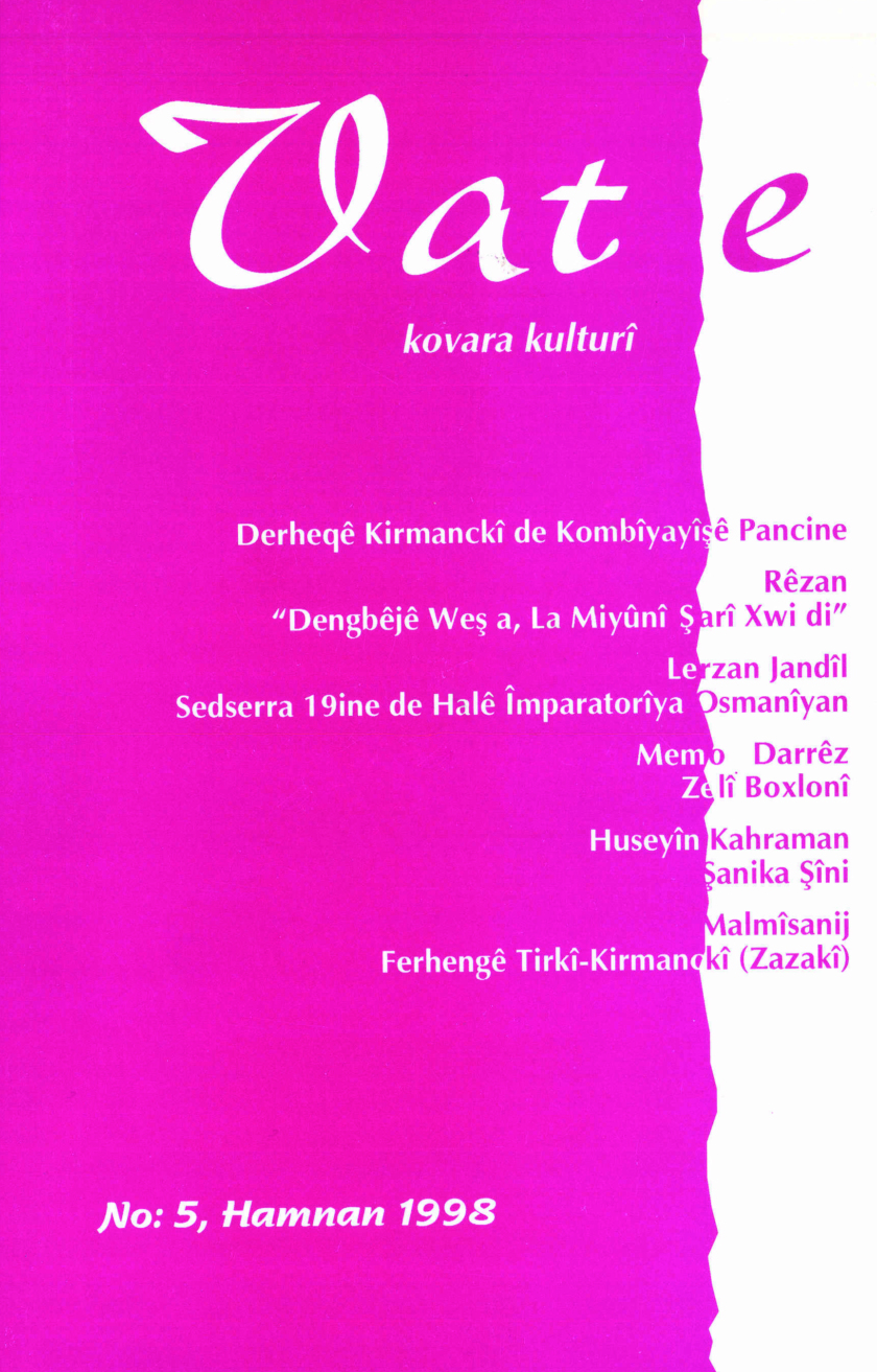 Kovara Vate 5 – Vate Yayıncılık